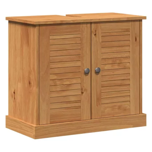 Mosogató Szekrény VIGO mézbarna 67.5 x 34 x 59 cm Tömör fenyőfa