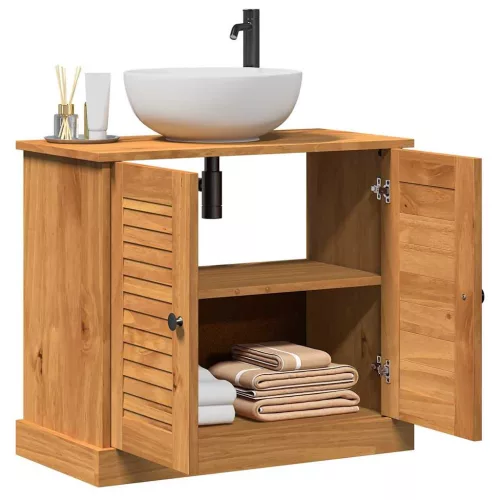 Mosogató Szekrény VIGO mézbarna 67.5 x 34 x 59 cm Tömör fenyőfa