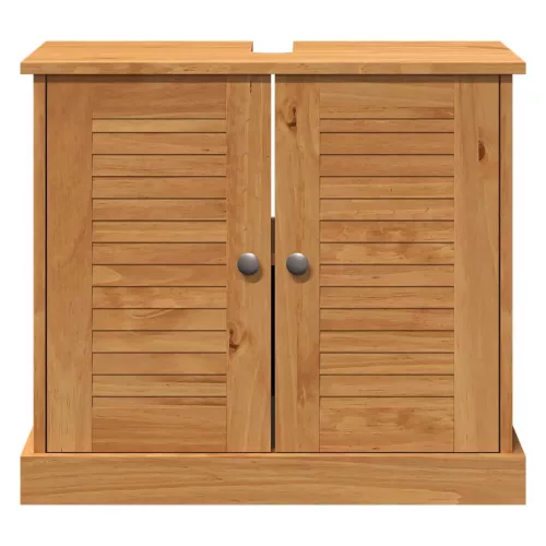 Mosogató Szekrény VIGO mézbarna 67.5 x 34 x 59 cm Tömör fenyőfa