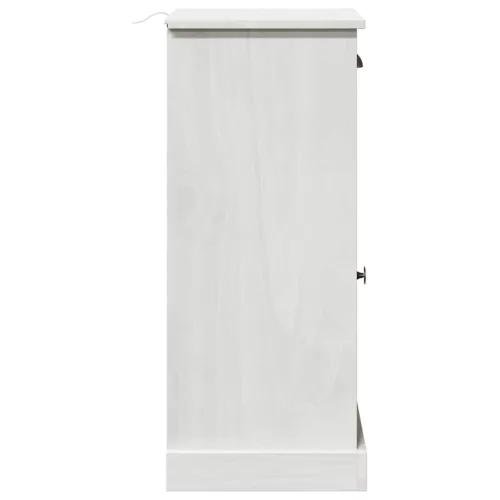 Fürdőszoba Szekrény VIGO Fehér 37.5 x 34 x 80 cm Tömör fenyőfa