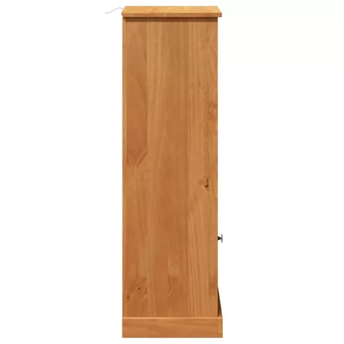 Fürdőszoba Székény VIGO mézbarna 37 x 34 x 110 cm Tömör fenyőfa