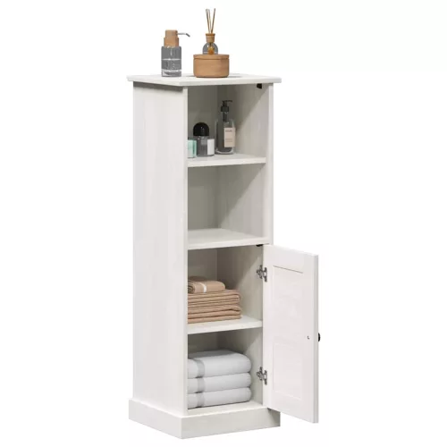 Fürdőszoba Székény VIGO Fehér 37 x 34 x 110 cm Tömör fenyőfa