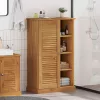 Fürdőszoba Székény tárolóval VIGO mézbarna 67.5 x 34 x 110 cm