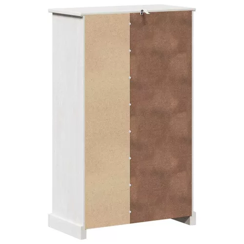 Fürdőszoba Székény VIGO Fehér 67.5 x 34 x 110 cm Tömör fenyőfa