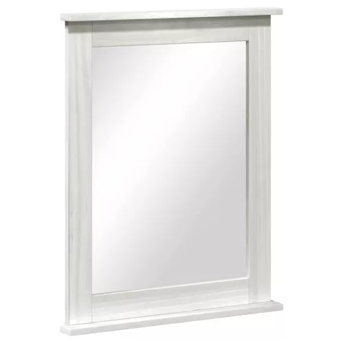 Tükör tükörrel VIGO Fehér 55.5 x 5 x 70 cm Tömör fenyőfa