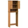 WC Szekrény VIGO mézbarna 60 x 27 x 161 cm Tömör fenyőfa