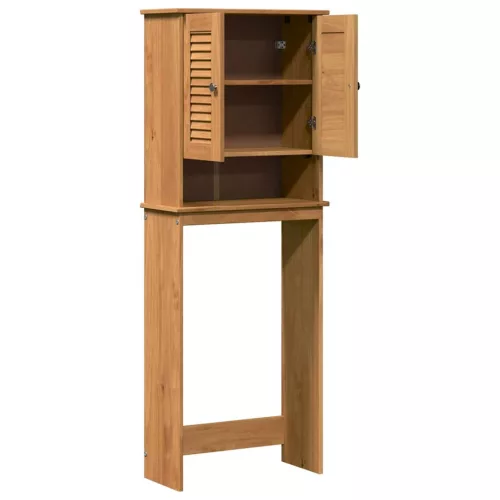 WC Szekrény VIGO mézbarna 60 x 27 x 161 cm Tömör fenyőfa