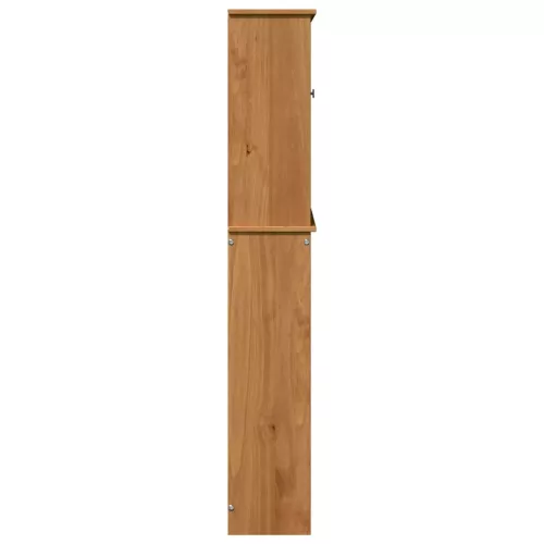 WC Szekrény VIGO mézbarna 60 x 27 x 161 cm Tömör fenyőfa