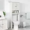 WC Szekrény polcokkal VIGO Fehér 60 x 27 x 161 cm Tömör fenyőfa