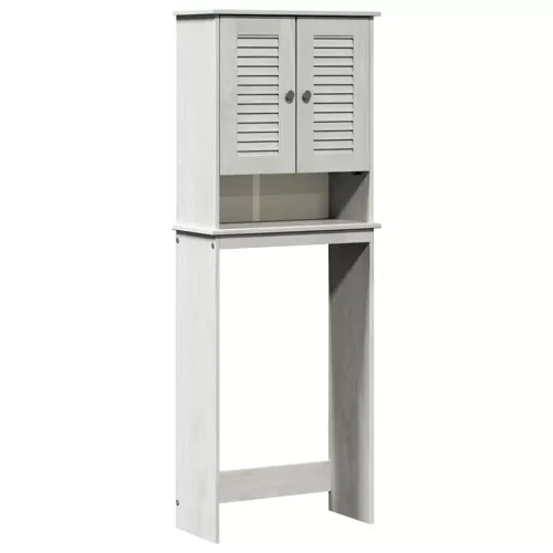 WC Szekrény polcokkal VIGO Fehér 60 x 27 x 161 cm Tömör fenyőfa