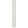 WC Szekrény polcokkal VIGO Fehér 60 x 27 x 161 cm Tömör fenyőfa
