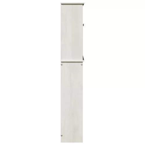 WC Szekrény polcokkal VIGO Fehér 60 x 27 x 161 cm Tömör fenyőfa