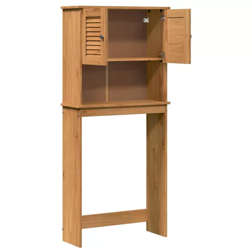 Mosógép Szekrény VIGO mézbarna 72.5 x 27 x 161 cm Tömör fenyőfa