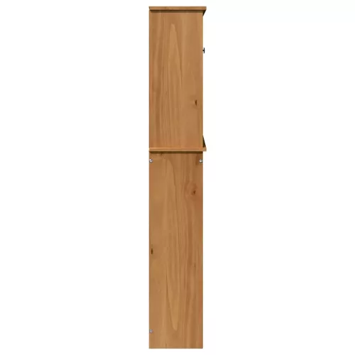 Mosógép Szekrény VIGO mézbarna 72.5 x 27 x 161 cm Tömör fenyőfa