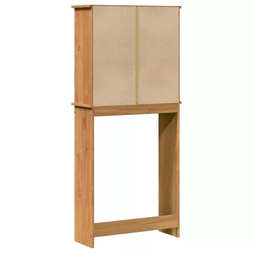 Mosógép Szekrény VIGO mézbarna 72.5 x 27 x 161 cm Tömör fenyőfa