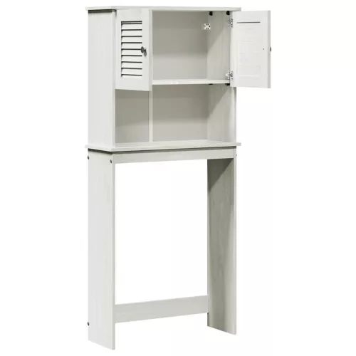 Mosógép Szekrény VIGO Fehér 72.5 x 27 x 161 cm Tömör fenyőfa