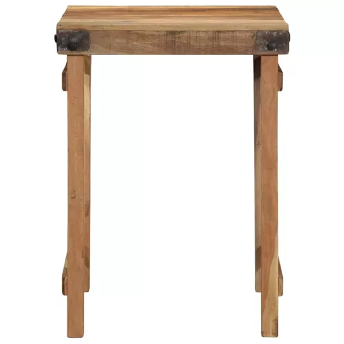 Étkezőasztal Barna 60 x 55 x 76 cm tömör újrahasznosított fa