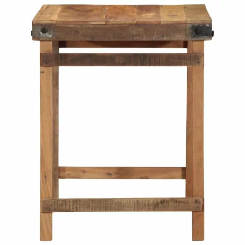 Étkezőasztal Barna 60 x 55 x 76 cm tömör újrahasznosított fa