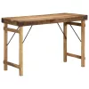 Étkezőasztal Barna 110 x 55 x 76 cm tömör újrahasznosított fa