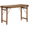 Étkezőasztal Barna 110 x 55 x 76 cm tömör újrahasznosított fa