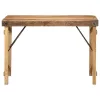 Étkezőasztal Barna 110 x 55 x 76 cm tömör újrahasznosított fa