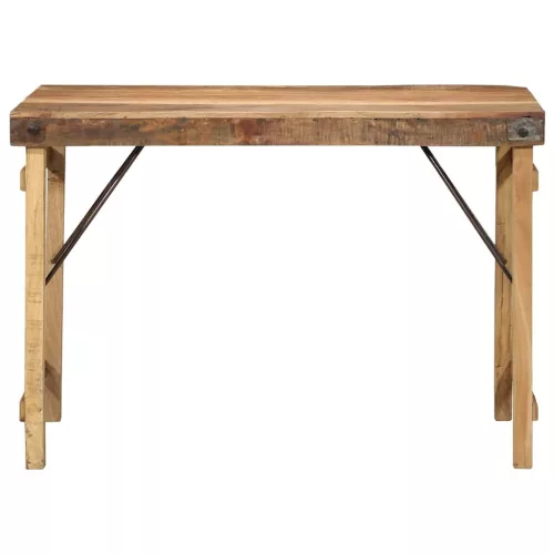 Étkezőasztal Barna 110 x 55 x 76 cm tömör újrahasznosított fa