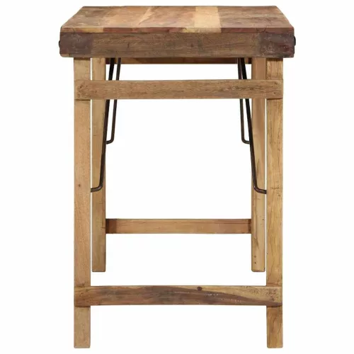 Étkezőasztal Barna 110 x 55 x 76 cm tömör újrahasznosított fa