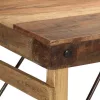 Étkezőasztal Barna 110 x 55 x 76 cm tömör újrahasznosított fa