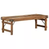 Dohányzóasztal Barna 110 x 55 x 40 cm tömör újrahasznosított fa
