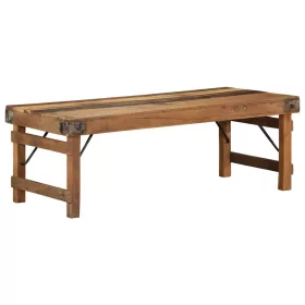   Dohányzóasztal Barna 110 x 55 x 40 cm tömör újrahasznosított fa