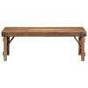 Dohányzóasztal Barna 110 x 55 x 40 cm tömör újrahasznosított fa