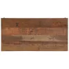 Dohányzóasztal Barna 110 x 55 x 40 cm tömör újrahasznosított fa