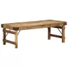 Dohányzóasztal Barna 110 x 55 x 40 cm tömör újrahasznosított fa