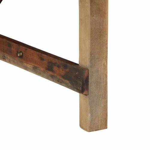 Dohányzóasztal Barna 110 x 55 x 40 cm tömör újrahasznosított fa