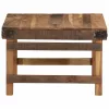Dohányzóasztal Barna 60 x 55 x 40 cm tömör újrahasznosított fa