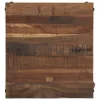 Dohányzóasztal Barna 60 x 55 x 40 cm tömör újrahasznosított fa