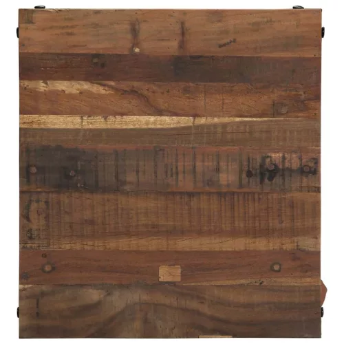 Dohányzóasztal Barna 60 x 55 x 40 cm tömör újrahasznosított fa