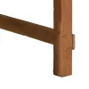 Dohányzóasztal Barna 60 x 55 x 40 cm tömör újrahasznosított fa
