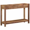 Konzolasztal Barna 107 x 33 x 76 cm Tömör újrahasznosított fa