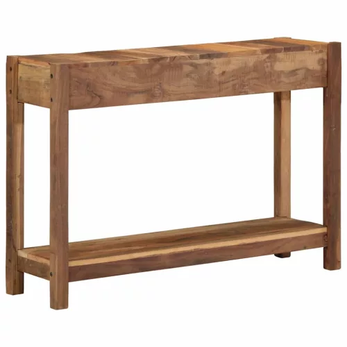 Konzolasztal Barna 107 x 33 x 76 cm Tömör újrahasznosított fa