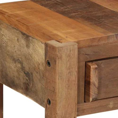 Konzolasztal Barna 107 x 33 x 76 cm Tömör újrahasznosított fa