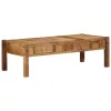 Dohányzóasztal Barna 110 x 55 x 35 cm Tömör újrahasznosított fa