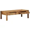 Dohányzóasztal Barna 110 x 55 x 35 cm Tömör újrahasznosított fa