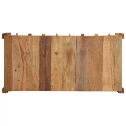 Dohányzóasztal Barna 110 x 55 x 35 cm Tömör újrahasznosított fa