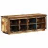 Cipőszekrény Barna 110 x 35 x 40 cm Tömör újrahasznosított fa