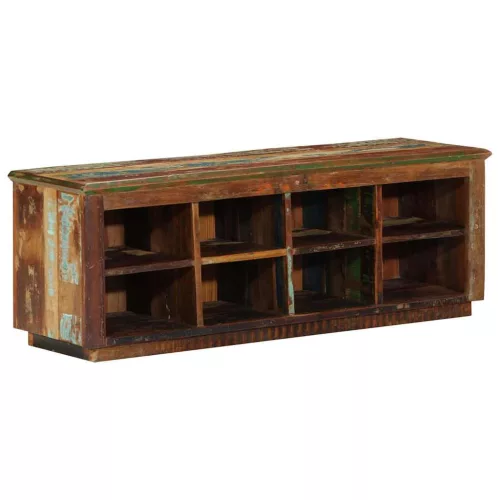 Cipőszekrény Barna 110 x 35 x 40 cm Tömör újrahasznosított fa
