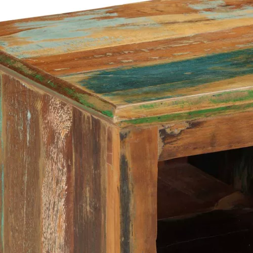 Cipőszekrény Barna 110 x 35 x 40 cm Tömör újrahasznosított fa