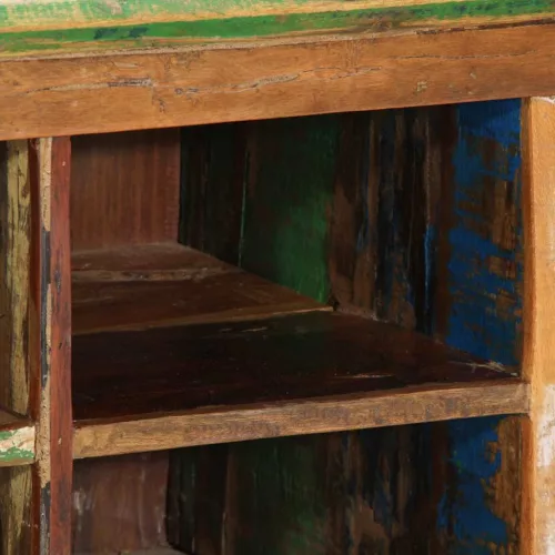 Cipőszekrény Barna 110 x 35 x 40 cm Tömör újrahasznosított fa