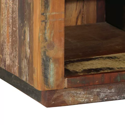 Cipőszekrény Barna 110 x 35 x 40 cm Tömör újrahasznosított fa