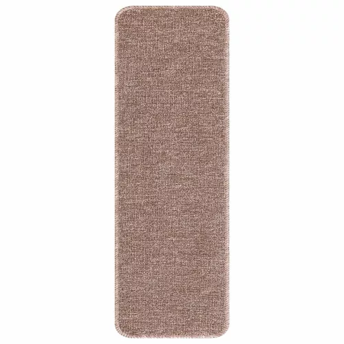 Csúszásmentes Lépcsőszőnyegek 15 pcs Világosbarna 60 x 25 cm PP